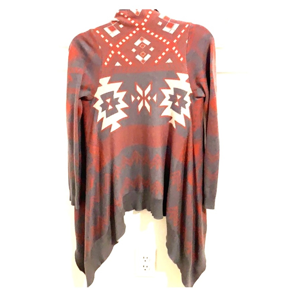 Boho open front cardigan